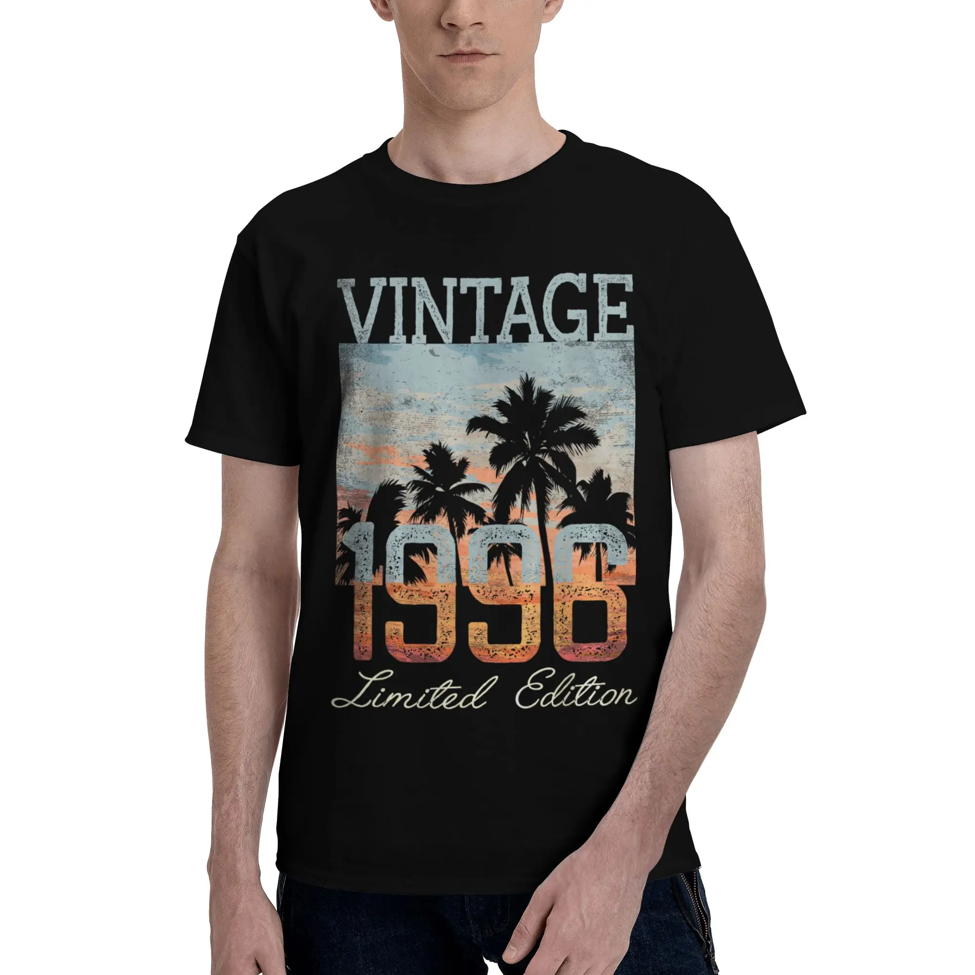 Vintage 1996 Limited Edition 30 Year Old  Funny 100% Cotton T-Shirt 30th Birthday Tops Tees For Men