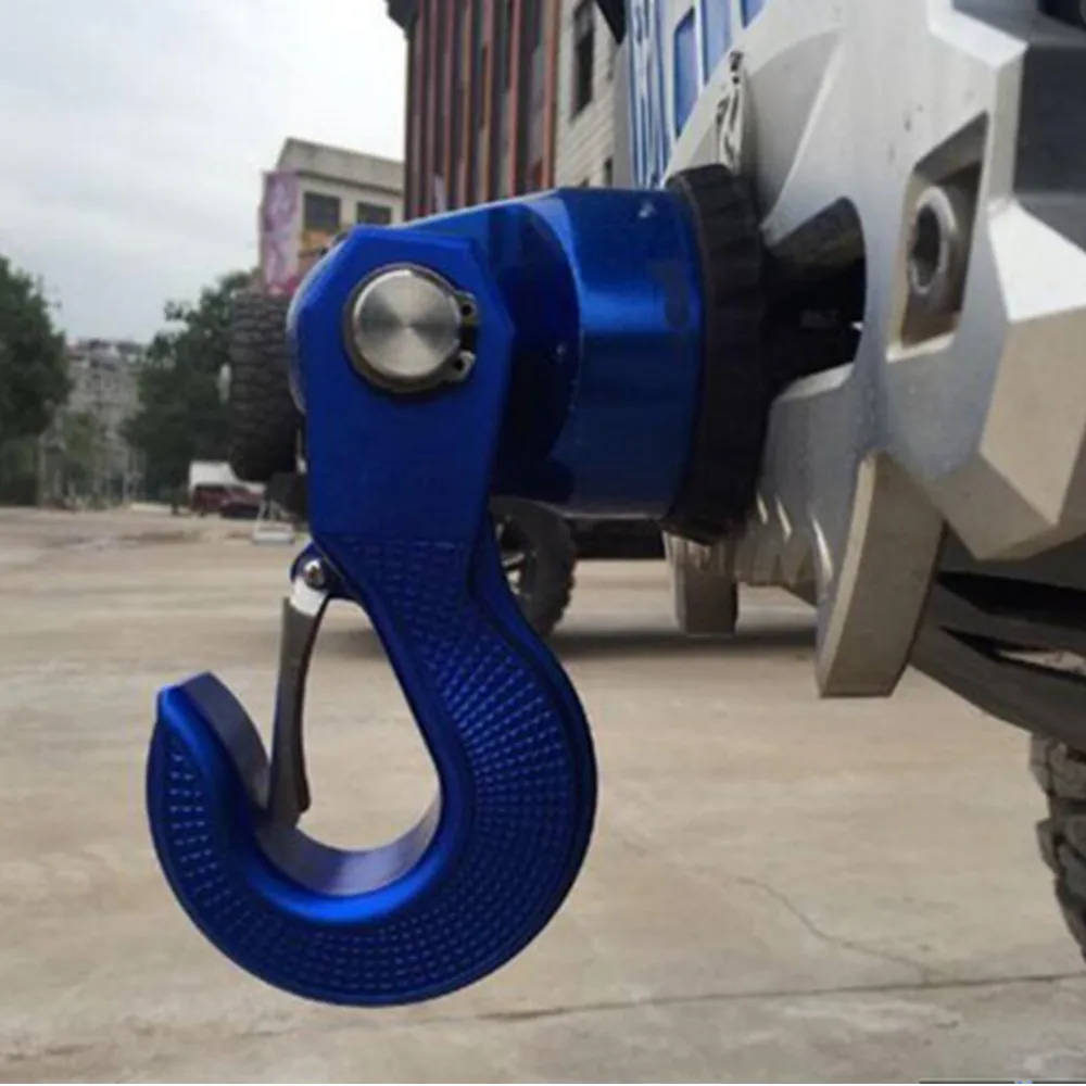 Aluminum Alloy Black Blue Tow Hook for Jeep for Off road J246