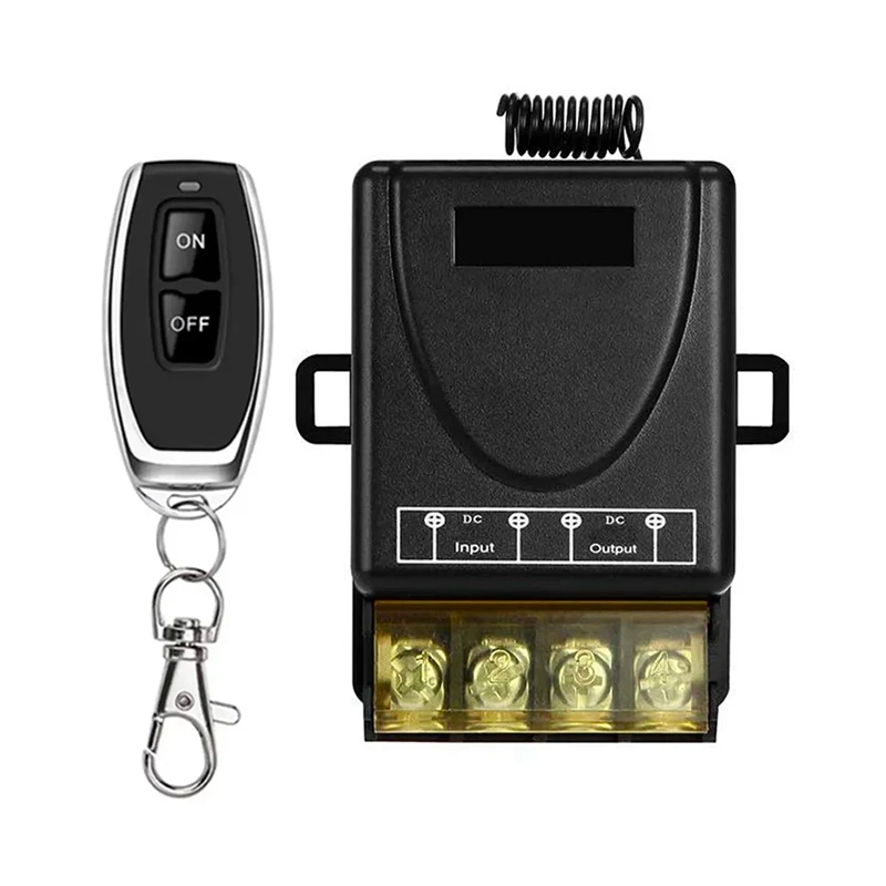 รีโมทคอนโทรลไร้สายใหม่ RF Switch 220V 30A รีเลย์ + ชุดเครื่องส่งสัญญาณสําหรับประตูควบคุมแสงปั๊มมอเตอร์