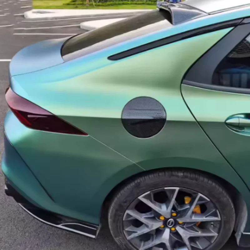 

For GAC Empow Accessories 2022-2024 ABS/Stainless steel Trim Car Refueling Decor Cover Fuel Tank Cap Garnish Frame 1pcs