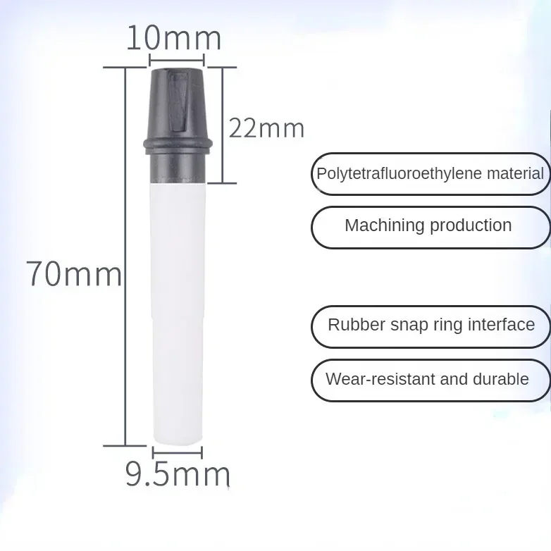 Smaster-manguito de inserción de PTFE 1006485 Venturi para inyector de polvo GM, flujo Opti IG06, 5/10/20 piezas