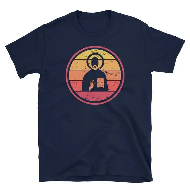 Retro Catholic Saint T Shirt Patron Catholicism