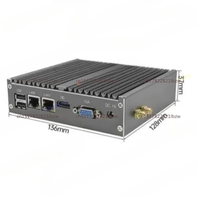 Ndustrial PC N2830 Quad Core Dual LAN Dual   Ports Fanless System for Vision 1 pcs