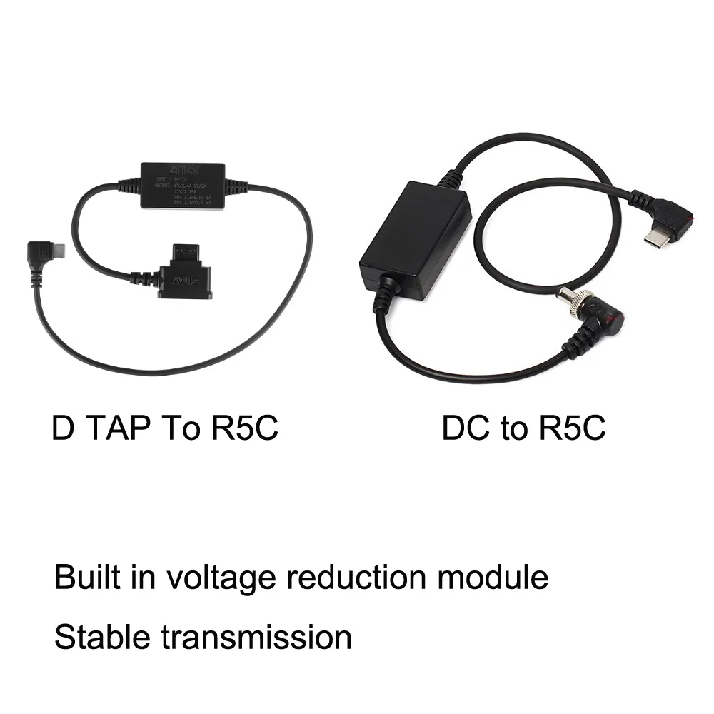 D-TAP/DC Port To USB Type-c For R5C Camera External Power Supply Line PD 8K 60P Power Cable