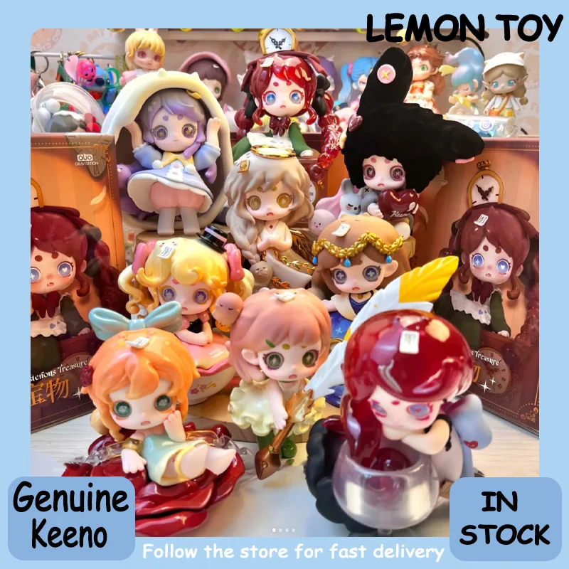 Caja ciega Keeno de la serie del tesoro misterioso, juguetes de tendencia, caja misteriosa para niña, adornos para habitación, muñecas, regalo sorpresa para niña