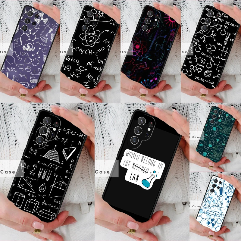 Science Chemistry Formulas BUMPER Phone Cover Case for Samsung Galaxy S26 Ultra S20 FE Note 10 S24 S23 S21 S25 Plus S22
