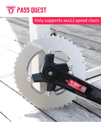 스램 라이벌용 AXS 12 단 체인 지지대, 107bcd 크랭크, 더블 체인링, 50-37T, 52-39T 로드 바이크