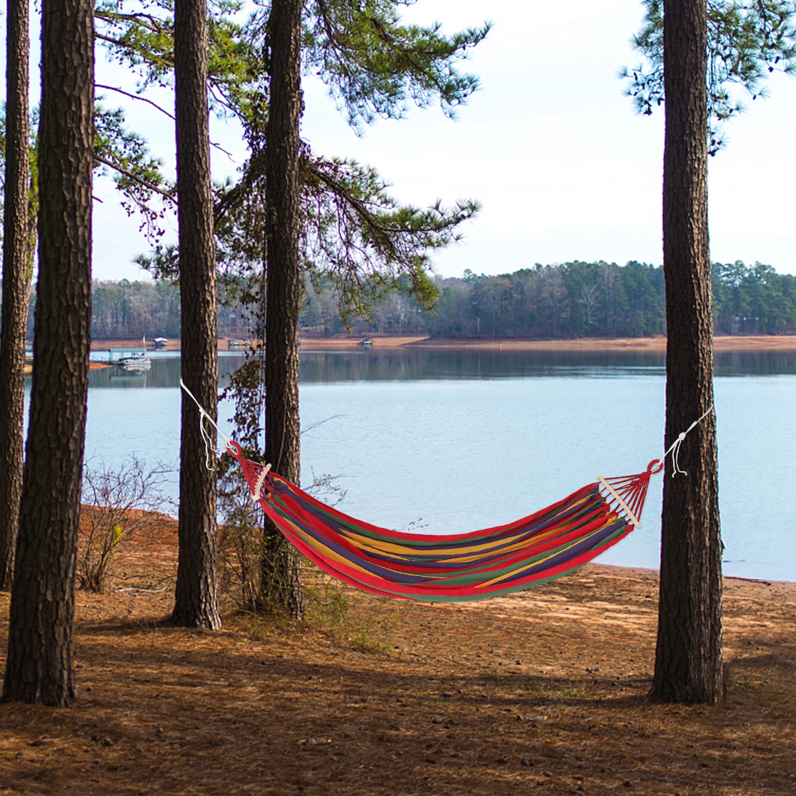 

Extra Strong Foldable Camping Backpacking Travel Hiking Beach Garden Outdoor Heavy Duty Hammock For Adults/Kids, Compact