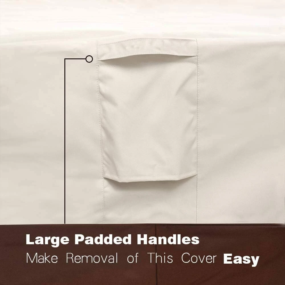Outdoor Patio Table Cover Waterproof All Weather UV Wind Snow Resistant Rectangular Coffee Furniture Protector Outdoor Cushion