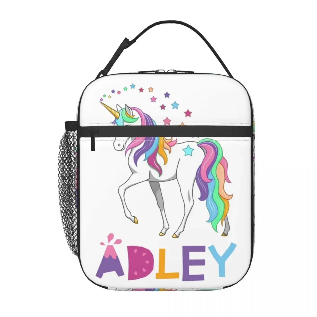 Kawai Girl A pour Adley licornes Merch sac fourre-tout isolé pour pique-nique stockage boîtes alimentaires Portable refroidisseur thermique boîtes à déjeuner