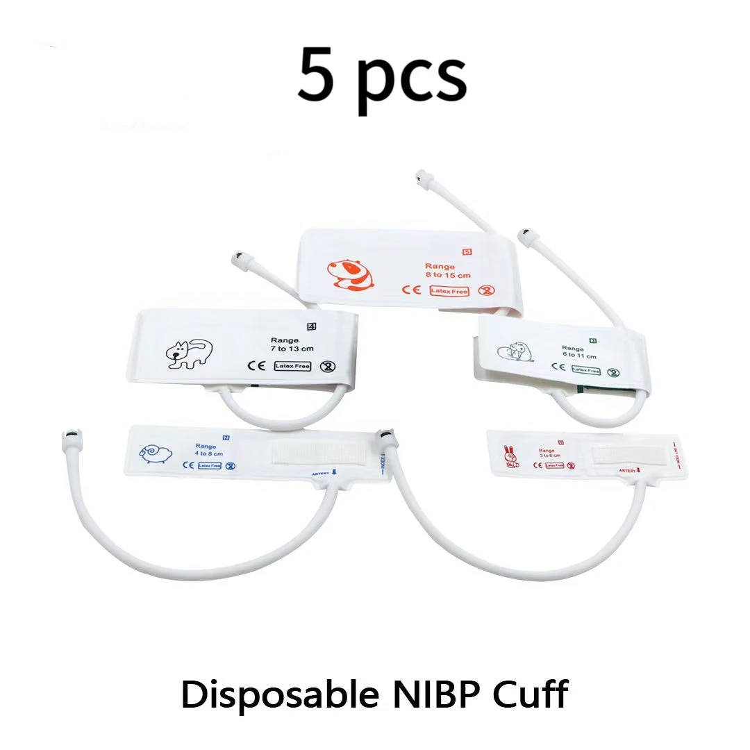 AM6100 Veterinary Monitor Accessories for Animal Vital Signs: PR, HR, NIBP, SpO2, Breathing and TEM description 8