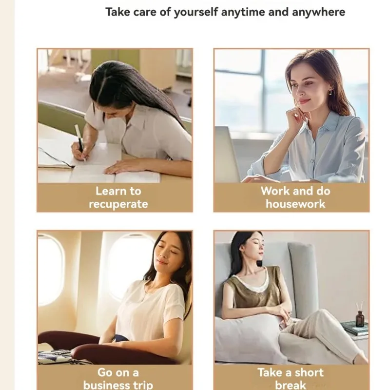Portable Moxa Device-Solid Wood Moxibustion Box For Back, Neck& Abdominal Therapy-Ai Cotton Pad Included
