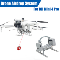 Airdrop System for DJI Mini 4 Pro Drone USB Charging Air-dropping Dropper Device Fishing Gift Ring Rescue Delivery Thrower