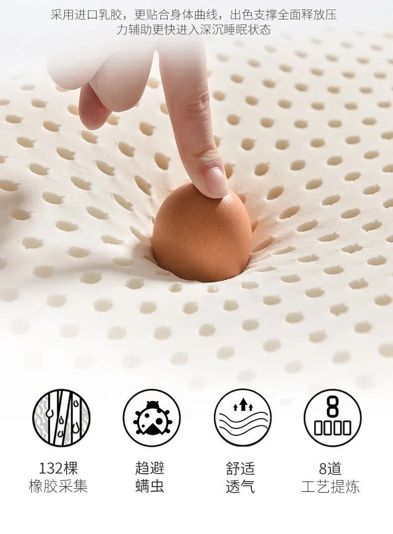 مرتبة سميكة من ألياف اللاتكس المضغوطة من القطن الناعم وسادة سرير مزدوجة مقاس واحد قابلة للتنفس للمنزل