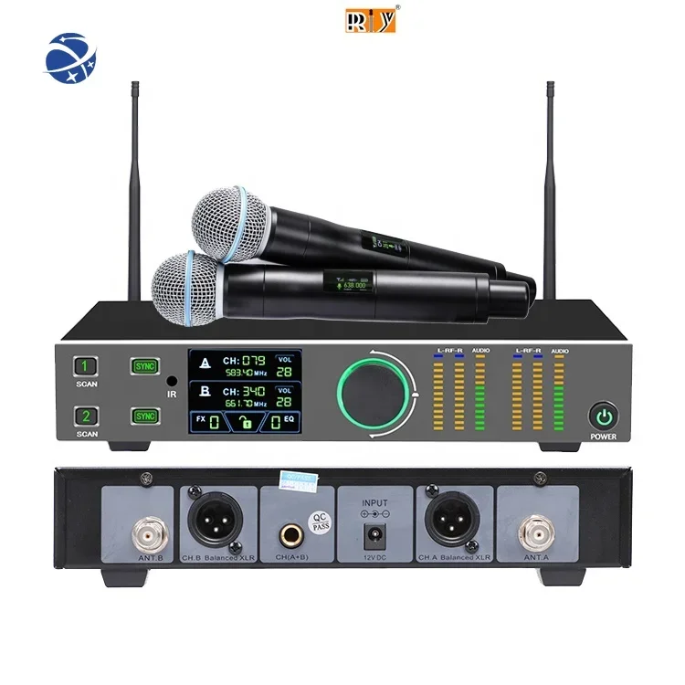 

TFT-200 New Design 400 Working Frequency Points Long Range Wireless Microphone For Outdoor Show