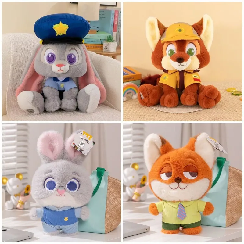 

Disney Zootopia 2 Nick Doll Judy Doll Plush Toys Cute Cartoon Doll Pillow Doll Stuffed Creative Product Girls Christmas Gifts