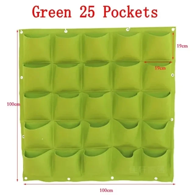 NIEUWE Muur Hangende Zakken Plantzakken Bloempot Huis Tuin Grow Bag Tuin Planter Verticale Suculentas Plant Pot Home Decor