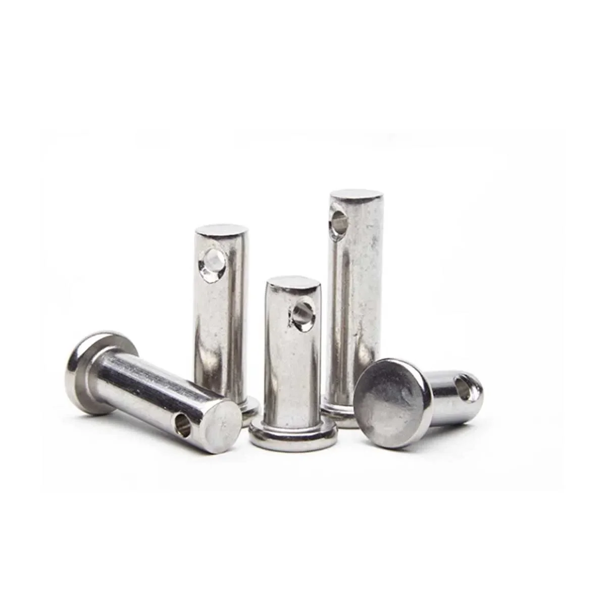 304 Stainless Steel Perforated Pin Shaft/ Flat Head Cylindrical Positioning Pin