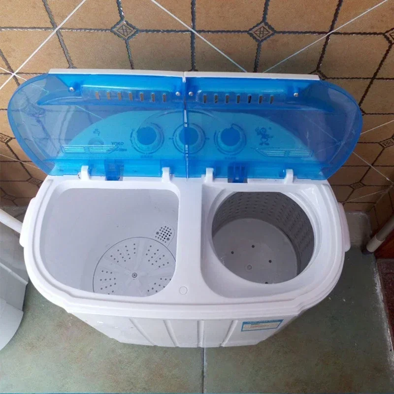 #For Double Tub Mini Washing Machine Small Semi-Automatic Double Tub Washing Machine Washing All-In-One Machine