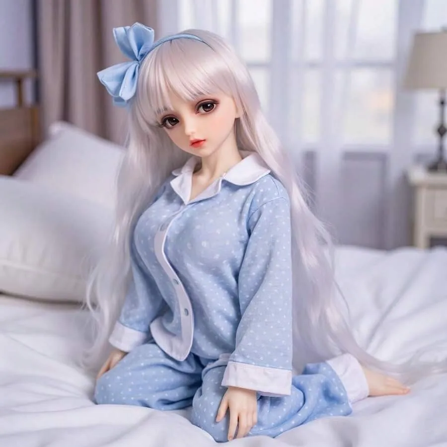 68cmのヘッドピース一体型人形、ウィッグ付き、フィギュアのコレクションに最適、とてもかわいく、絶妙なメイクアップ付き