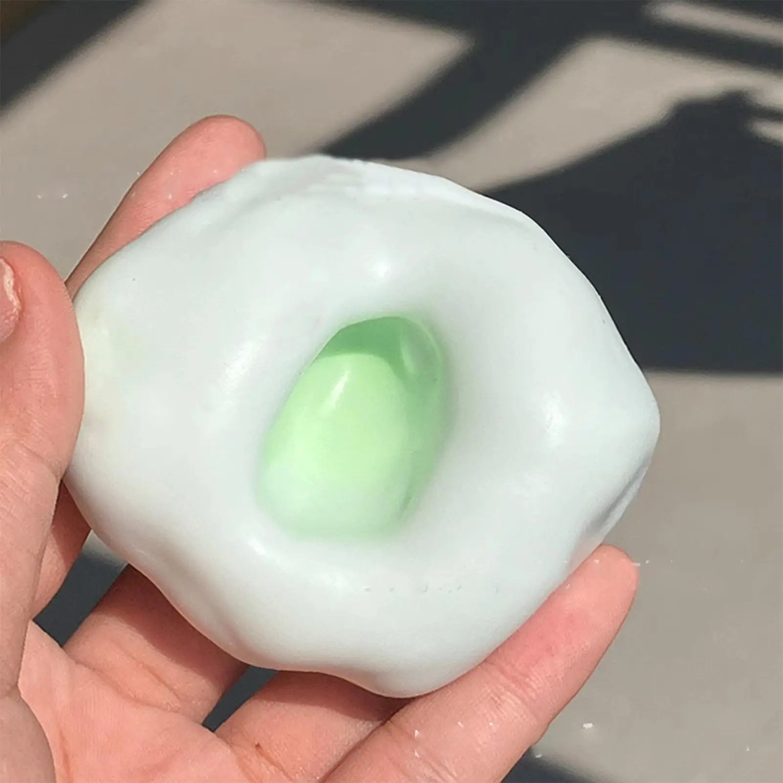 Stressabbau-Spielzeug mit Mochi-ähnlicher Textur, lustige sensorische Knetbälle, Reiskuchen-Ballformer mit langsamem Rückprall, als Geschenk geeignet – Detail 8