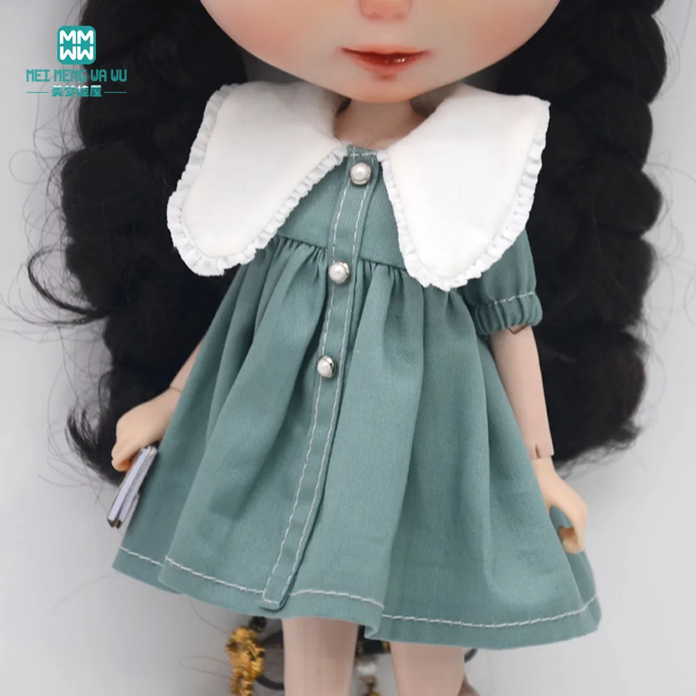 

Одежда Blyth 28 см amazon OB22 OB24, модное платье с воротником Питера Пэна, игрушки в подарок