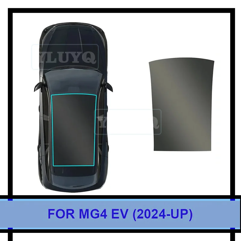 

For MG4 EV 2024 2025 TPU Ice Armor Pre-Cut Sunroof Window Protection Film Heat Insulation Car PPF Anti Scratch Black