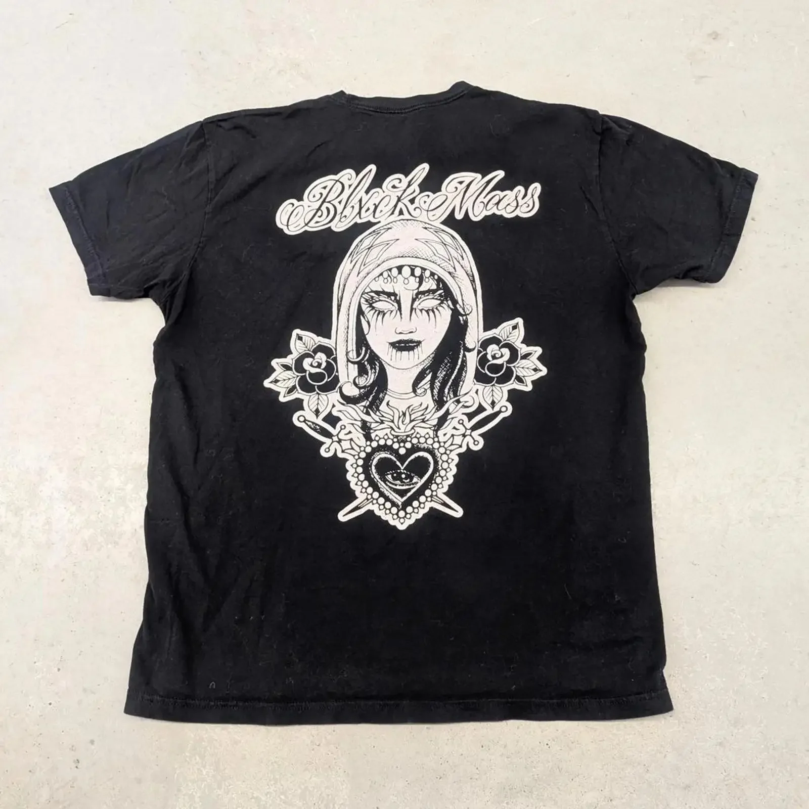 Black Mass Thrash metal band t shirt vintage Washed Top For Everyday Wear Stretched streetwear Stylish Casual homme Soft