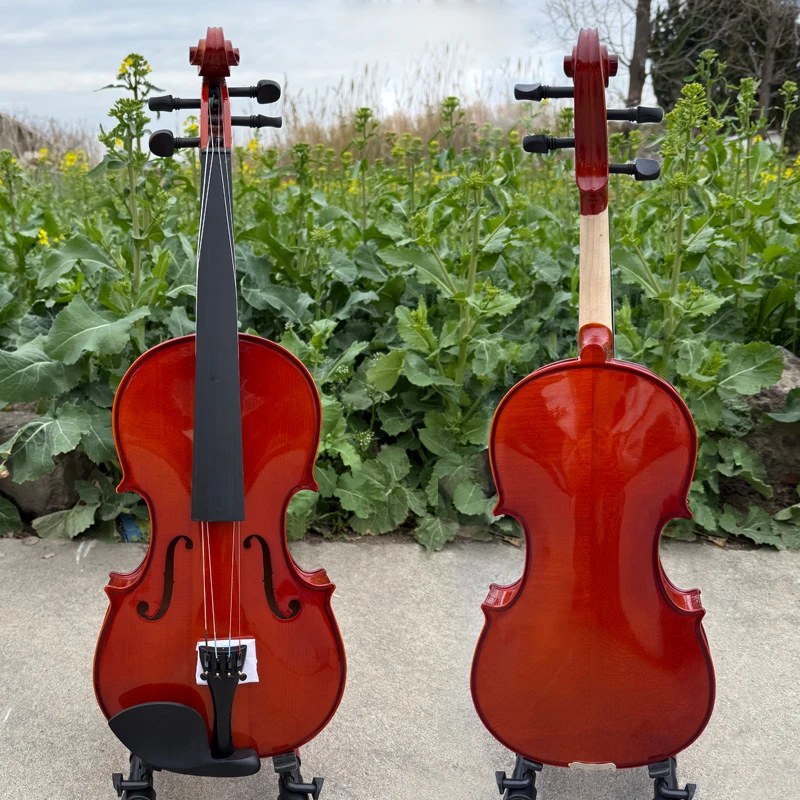 オールソリッドハンドメイドビオラ レッドブラウンスプレーラッ - Musical Instrument Viola のレビューと価格