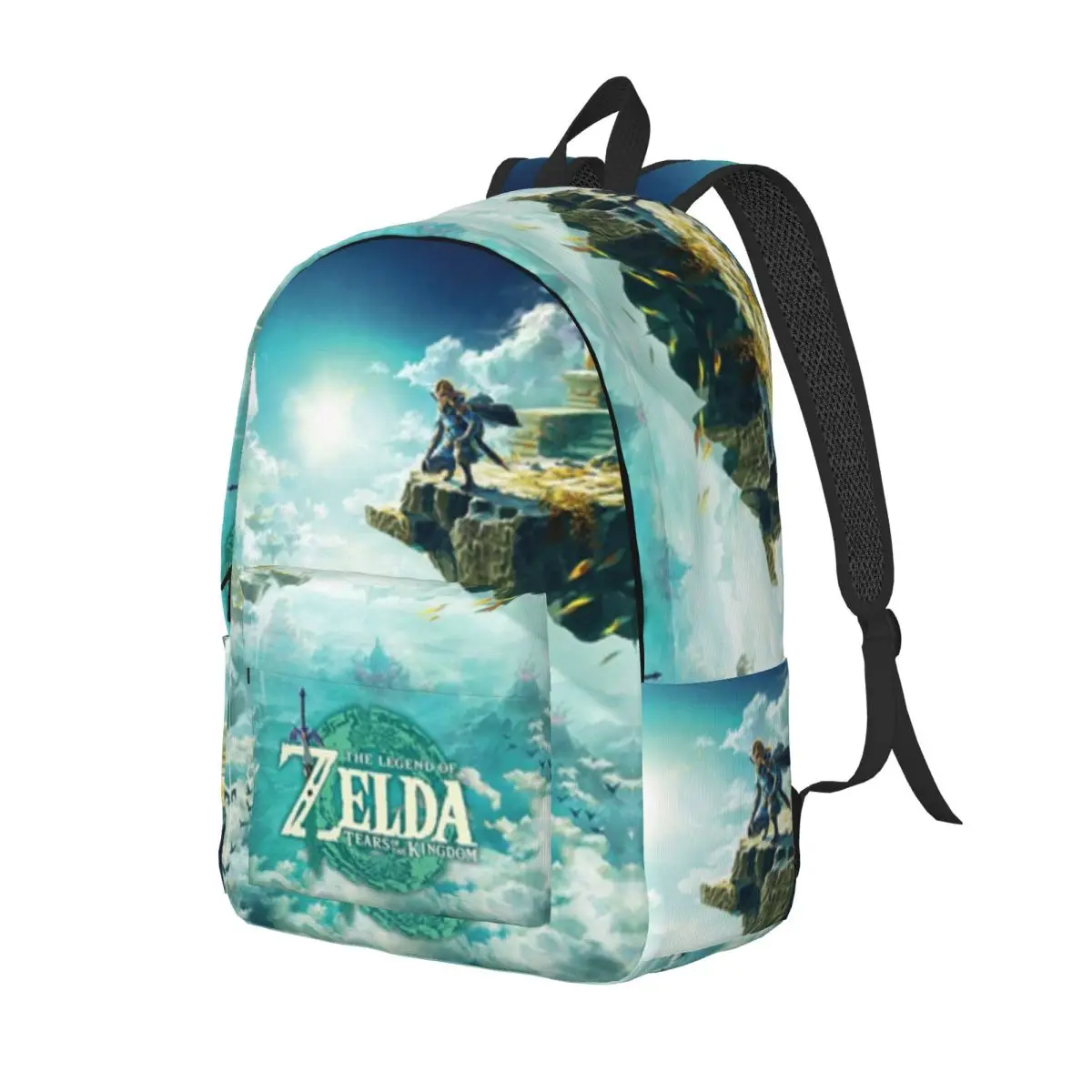 Zelda Backpack Student Schoolbag for Men Women Laptop Canvas Bags