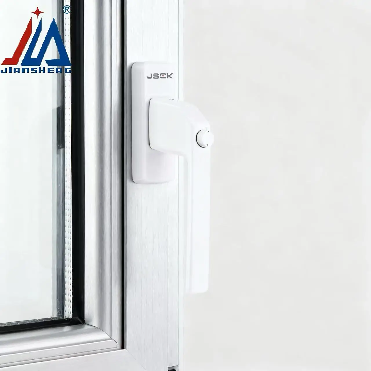 

High-Quality Lockable Window Door Handle with Cylinder Aluminium Child Safety Lock System for Home Security