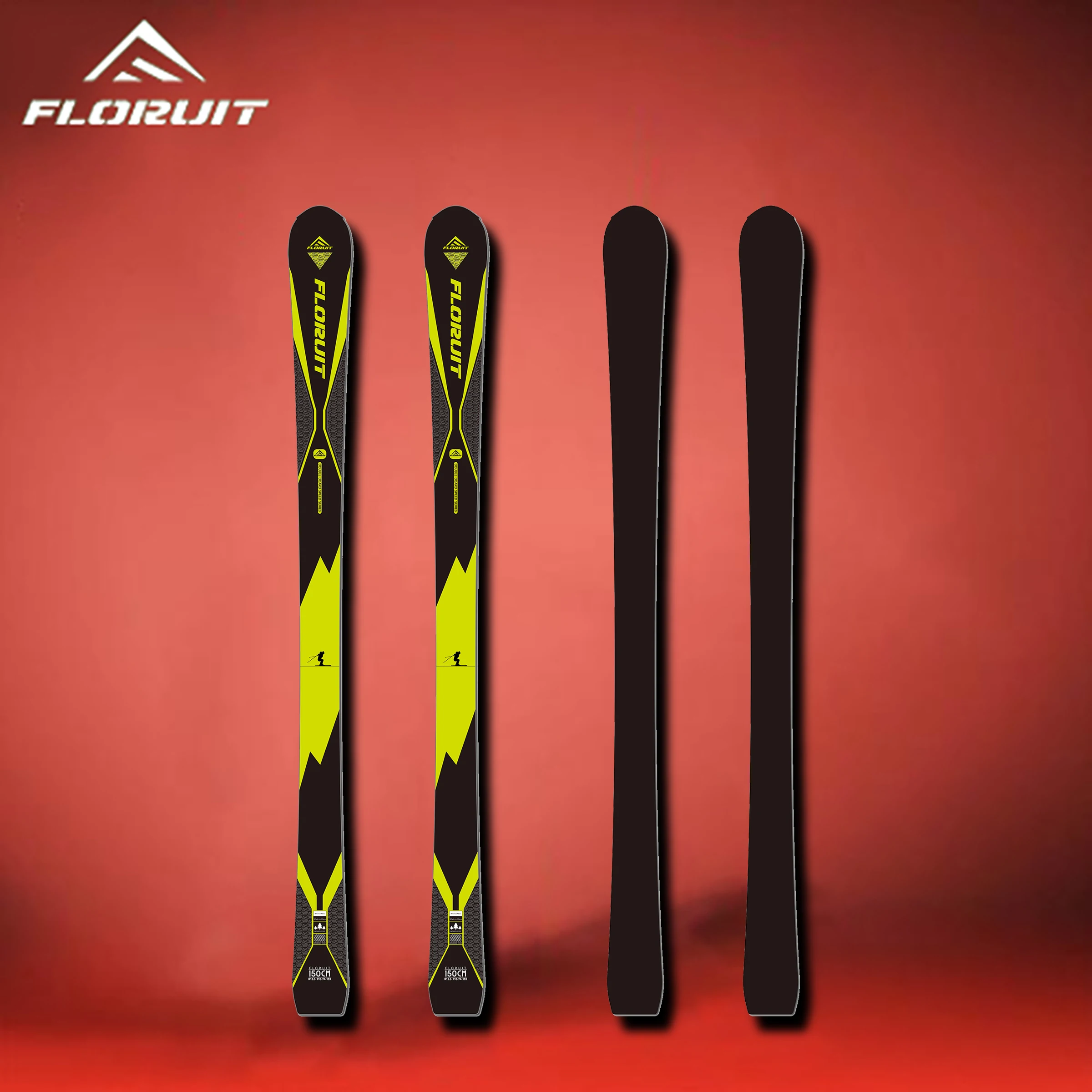 FLORUIT Custom Winter Sports Alpine Ski All Mountain Twin Tips Ski For Adult and Kids