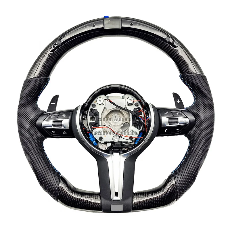 

Изготовленный на заказ модернизированный светодиод из углеродного волокна m Performance для рулевого колеса BMW F30