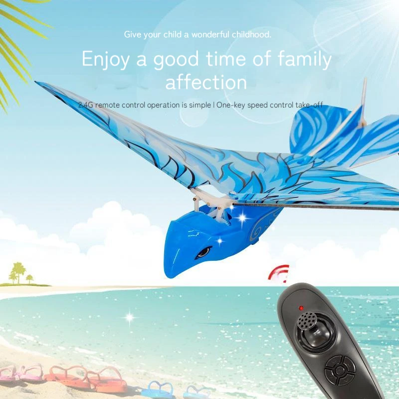 2.4ghz Remote Control Bionic Bird Tumbling Free Interactive Flight Electric Luban Bird Cool Toys For Children Gift