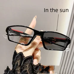 TR90 Sports Photochromic Myopia Glasses Unisex Women Men's Near Sight Eyeglasses Finished Sunglasses Diopter grey