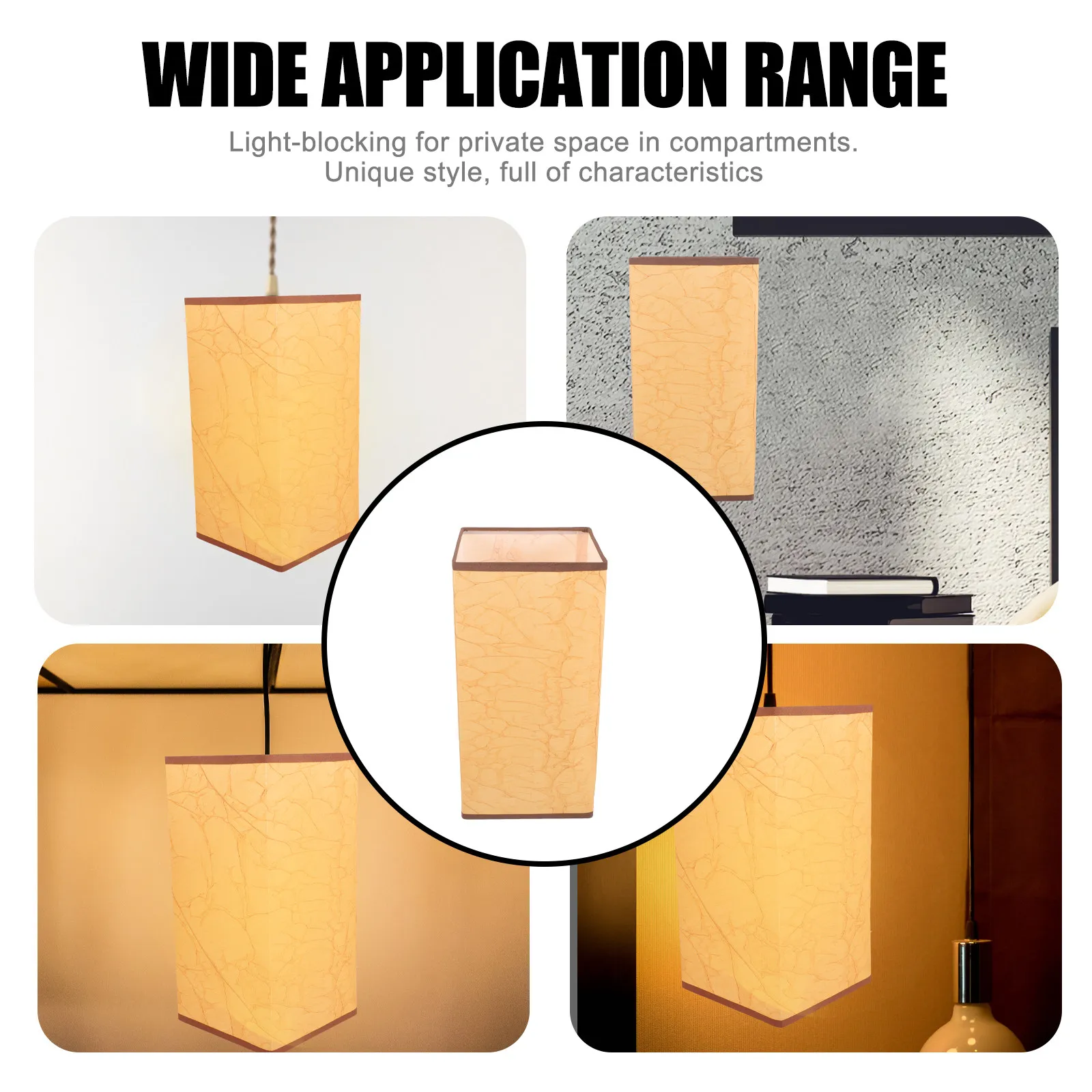 

Modern Lamp Shade Solid Paper Material for Bedroom Living Room Ceiling Pendant Light Fixture Accessory