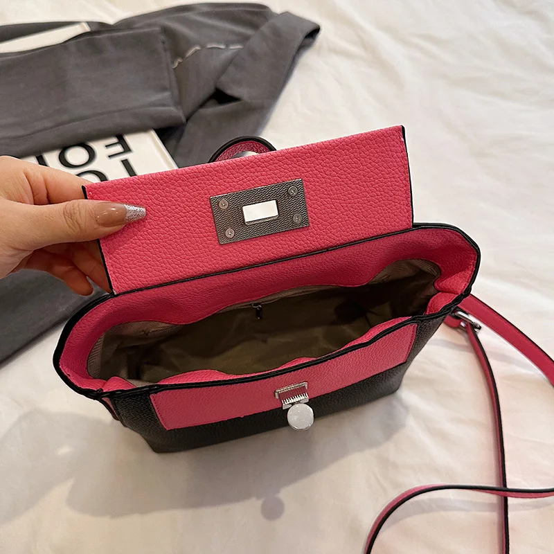 حقيبة يد جديدة لعام 2024 حقيبة نسائية حقيبة تجارة خارجية موضة كيلي حقيبة يد نسائية حقيبة كتف متقاطعة للجسم