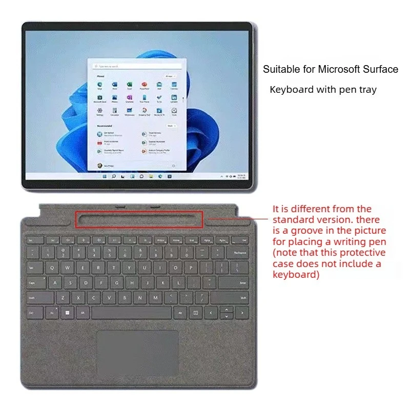 Suitable for Microsoft Surface Pro 4/5/6/7/8/9/10 tablet protective case,Suitable for suface go1/2/3/4 computer protective case