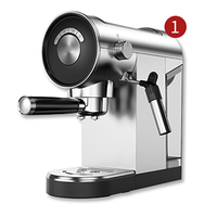 900ml Coffee Machine Italian Espresso Machine Household Small 20Bar American Semi-automatic Steam Milk Foam