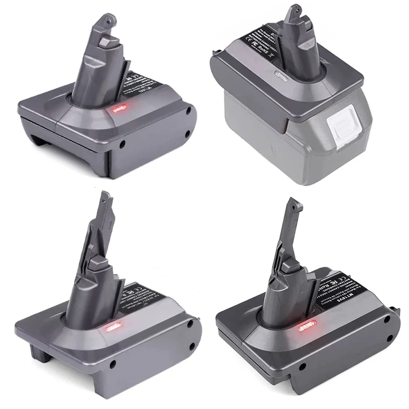 MT18V6 Battery Converter Adapter For Makita 18V Li-ion Battery Convert To For Dyson V6 V7 V8 Cordless Vacuum Cleaners Tool Use