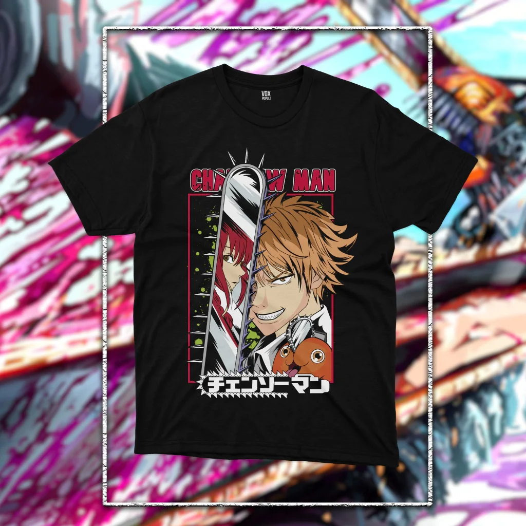 DENJI MIRADA unisex Anime cotton shirt outdoor recreation tee