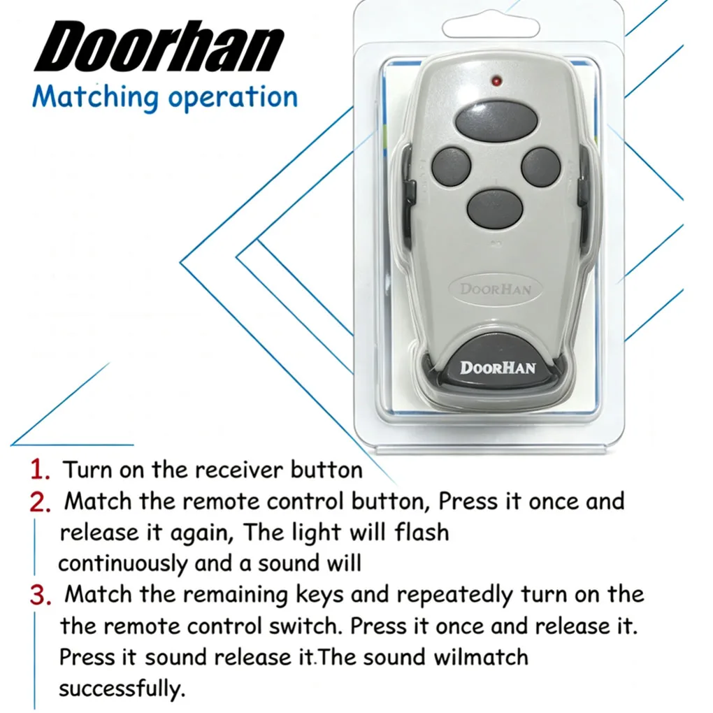 YIOU NEW DOORHAN TRANSMITTER - 4 PRO Gate Remote Control Transmitter-2 PRO 433MHz Key Fob For Gates and Barriers