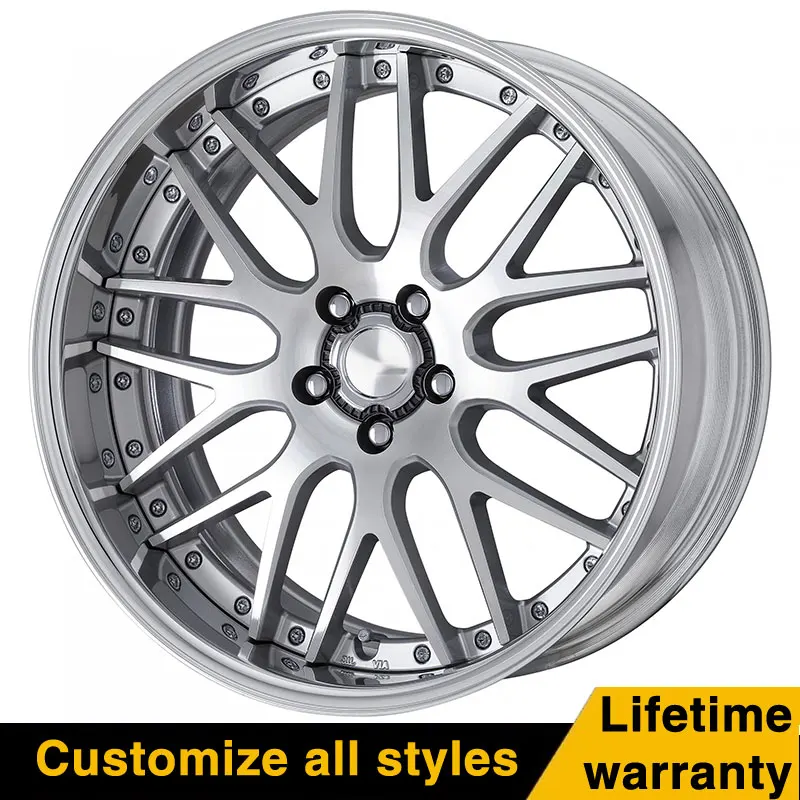 Work Wheels Lanvec LM1 Forged 2-Piece Wheels Rims 17-26 Inch Luxury Deep Concave Alloy For E92 Premium CarsW205,W213,W166,X156,W