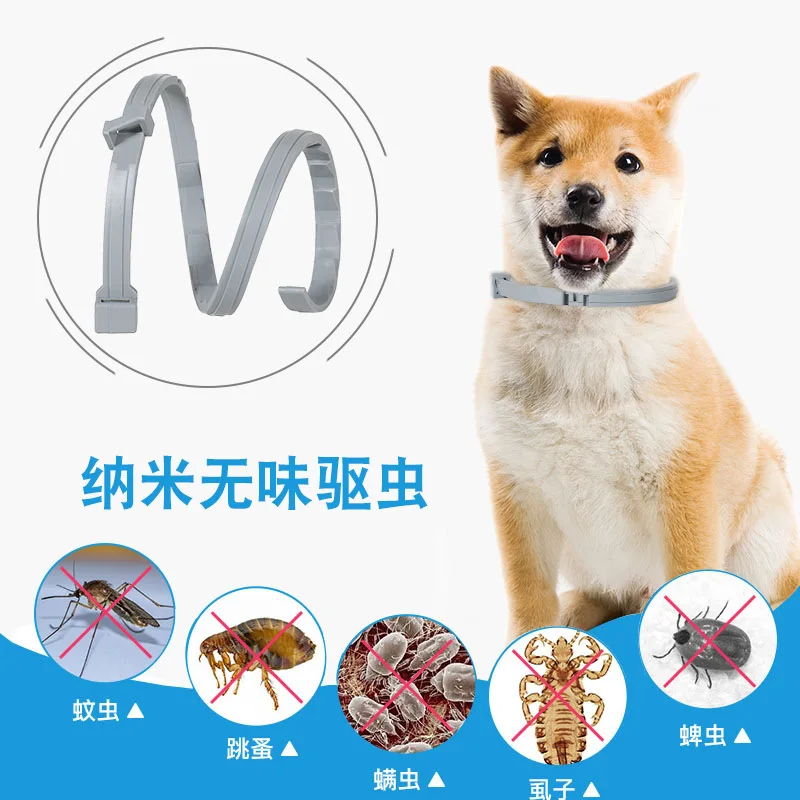 Extendable Pet Flea Collar Antiparasitic Necklace Personalized Anti Flea and Tick Big Dog Puppy Cat Anti-Flea Collar Ticks Dogs