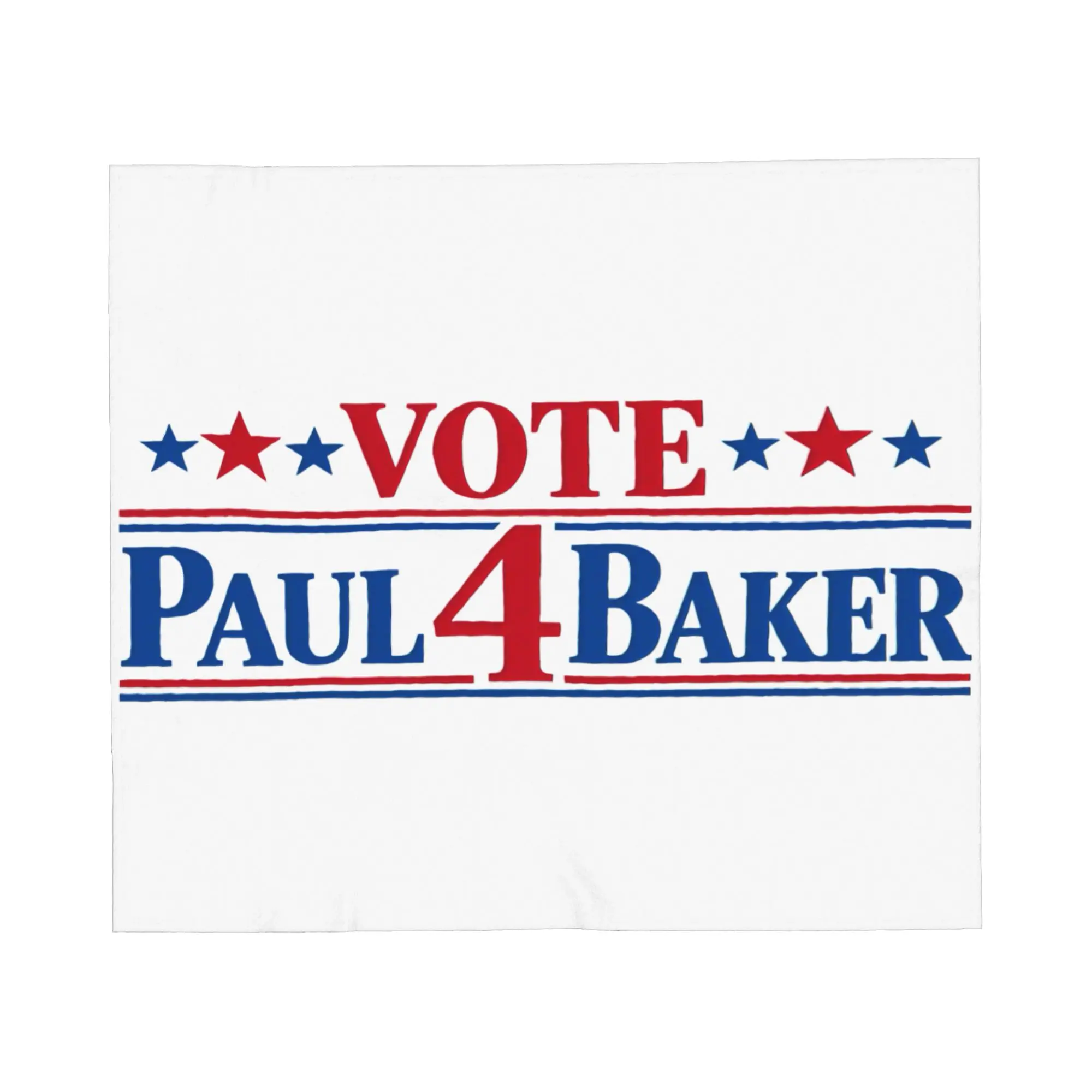 Vote 4 Paul Baker Parody Blankets  Wool Awesome Breathable Throw Blanket for Home Restaurant Spring Autumn