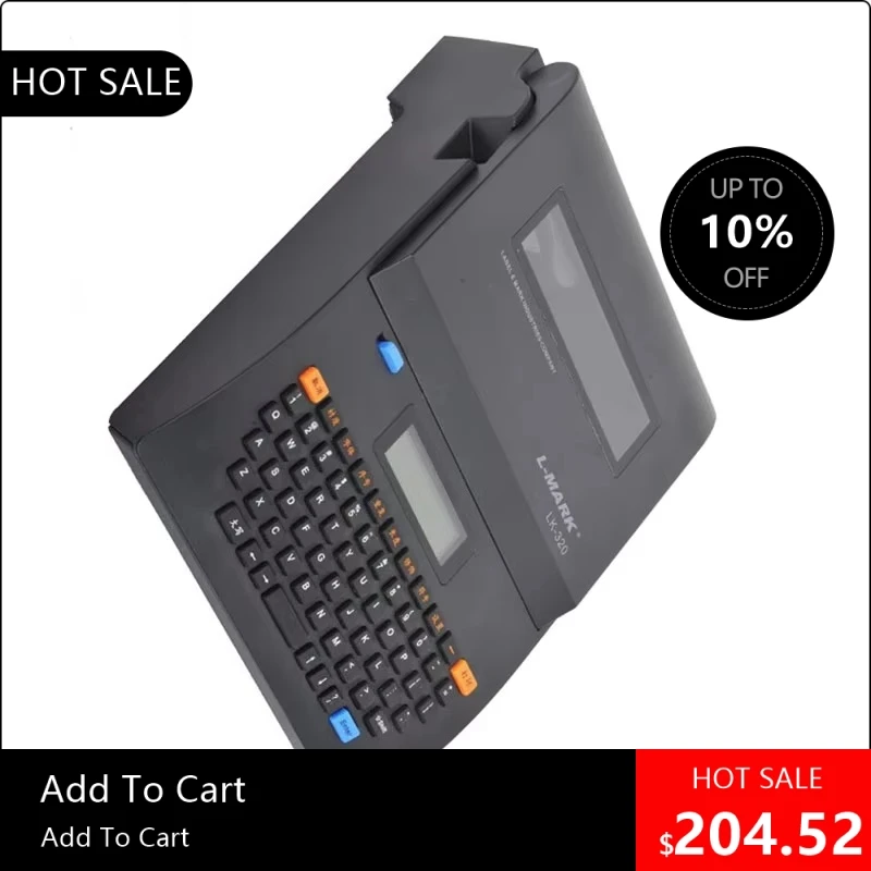 

08170 Принтер для маркировки кабелей + электронная маркировочная машина, подключаемая к ПК, трубчатый принтер, машина для маркировки проводов, устройство для нанесения линий