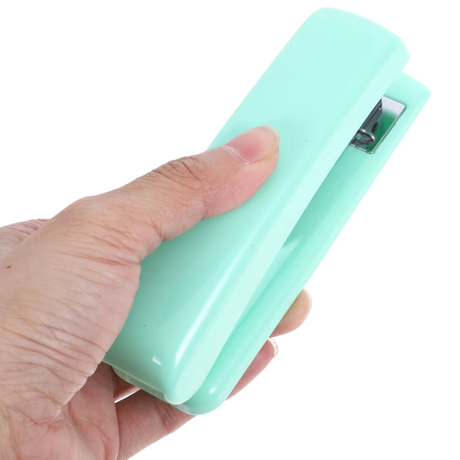 

Heavy Duty Stapler Office Desktop Plastic Manual Staplers Tool For Home Study Supplies Green Compact Booklet Stapling Machine