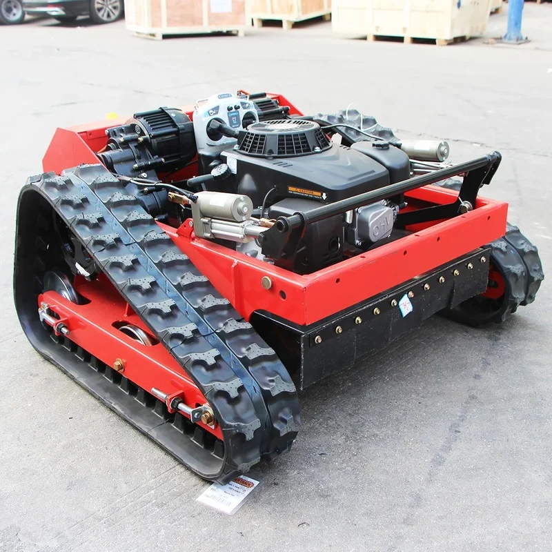 Easy Operation Garden Grass Cutter Riding Petrol Lawn Mower Remote Control Lawn Mower Sale