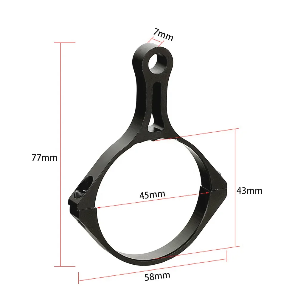 44mm/45mm Switch View Throw Lever Ring 48mm Diameter Magnification Adjustment Scope Mount Hunting Riflescope Accessories