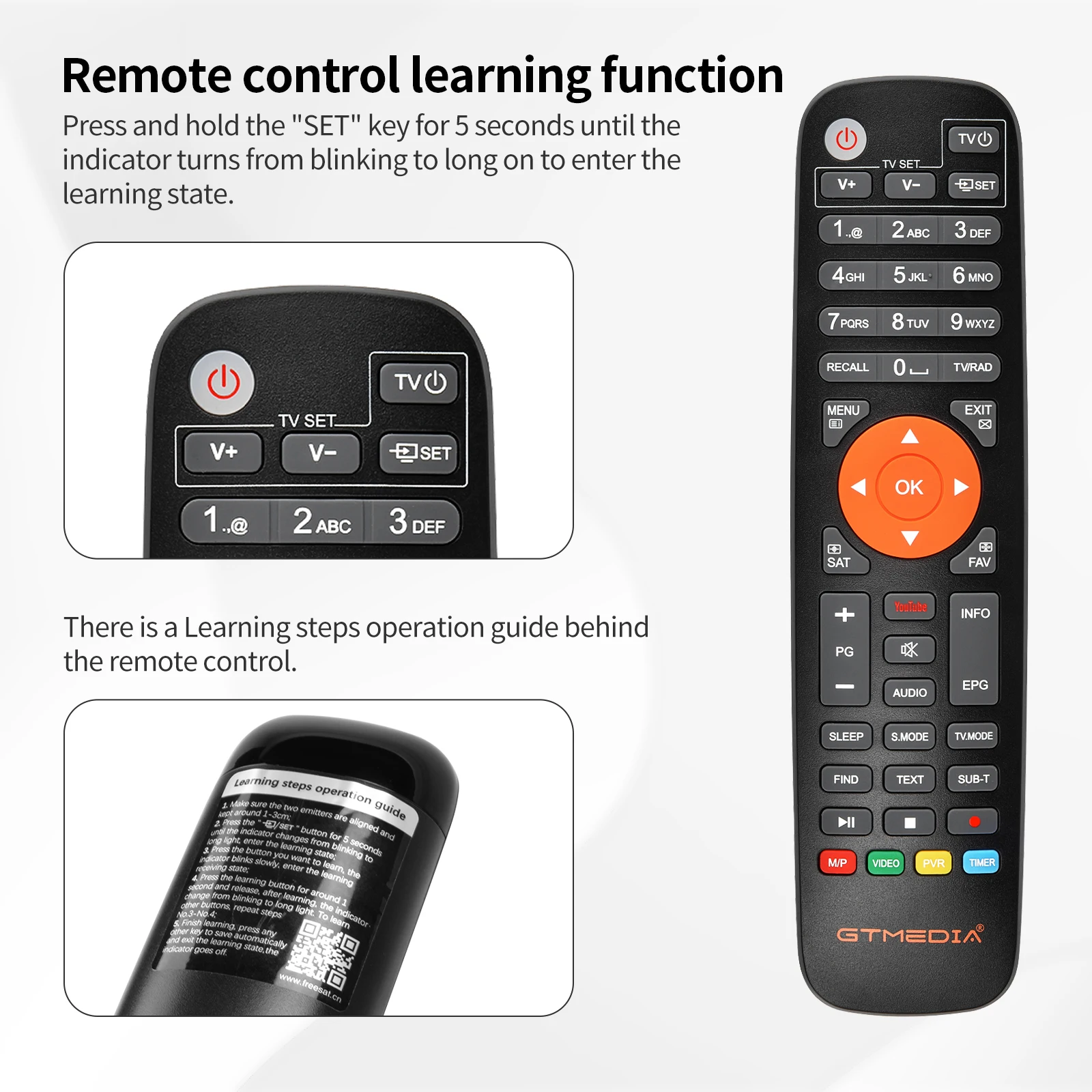 GTMEDIA GTX Combo TV Box Android 9+DVB-S2/T2/C2 2G+32G 4K/8K Decoder Support CA Card Slot&CI+1.4,SATA-HDD,BT4.1 Decoder